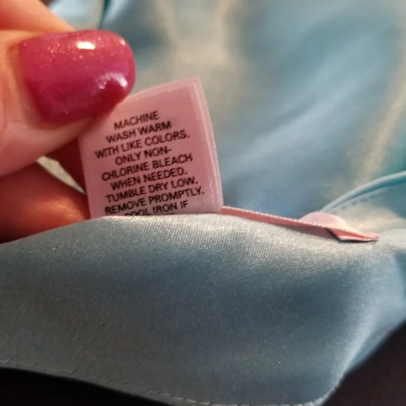 VINTAGE 2001 Victoria's Secret Slip Dress lingerie blue xsmall - Picture 9 of 11